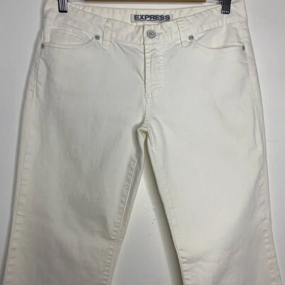 Express Flare leg  Low Rise Jean Size 8 Y2K Western Chic Tall